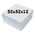 Cardboard Cake Box – 32 x 32 x 12 cm