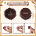 Brown Paper Cups for Chocolates and Mini Desserts – 4 cm