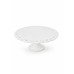 Decorative White Cake Stand – Ø30 × H11 cm