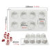 Silicone Dessert Mold – Diamond Geometric Shapes, 8 Cavities
