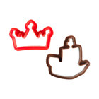 Cookie Cutter Set – Tiara and Pirate Ship