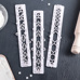 Straight Frill Cutters - Geometrical Forms