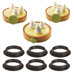Set of 6 Perforated Tart Rings – Round Shape