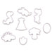 Cookie Cutter Set Dinosaurs set/8