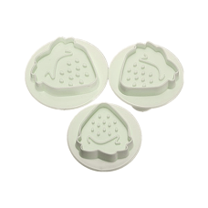 Plunger Cutters - Strawberry Set/3