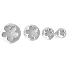 Flower Blossom Plunger Cutter set/4 No. 02