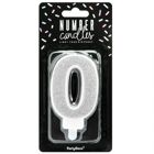 Декоративна сива свещ PartyDeco - 0