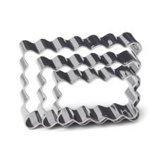 Patisse Stainless Steel Rectangular Cutters Set/3