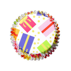 Cakes and Muffins - PME Christmas Present Foil Cupcake Cases pk/30