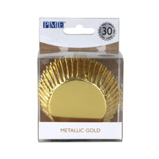 Baking Cups Foil Gold PME pk/30
