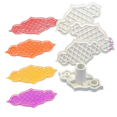 Creative Plaque Inserts -Trellis Quilted