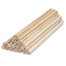 Dowel Rods Wood pk/12
