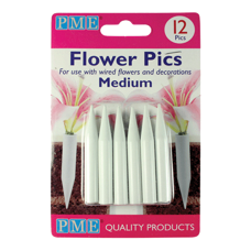 Decoration Materials - Flower Pics Medium pk/12