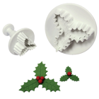 Three Leaf Holly Plunger Cutter Set/2