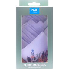 Cakes and Muffins - Tulip Muffin Cases – Flower Bouquet Pk/24