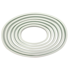 Plastic Cutter Oval Set/6