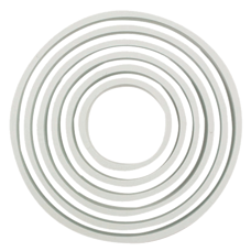 Cookie Cutters - Plastic Cutter Circle Set/6