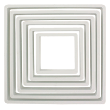 Plastic Cutter Square Set/6
