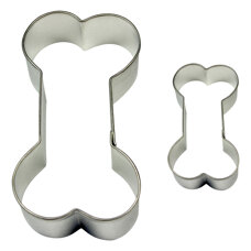 Bone Cookie & Cake Cutter, Set of 2