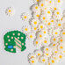 White Daisies Sprinkle Charms – 25 g
