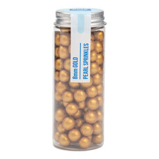 PME Pearl Sprinkles - Gold 8 mm