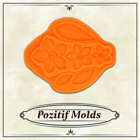Silicone Mold Pozitif - Daffodil With Leaves