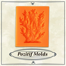 Pozitif Silicone Mould – Sea Coral, 6 × 7 cm