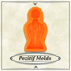 Silicone Mold Pozitif - Silhouette Girl In Back