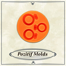 Silicone Mold Pozitif - Diamond Rings