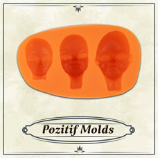 Modeling Molds - Silicone Mold Pozitif - Human Faces