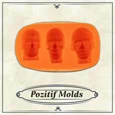 Modeling Molds - Silicone Mold Pozitif - Human Faces #02
