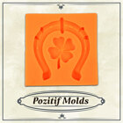 Silicone Mold Pozitif - Horseshoe And Clover