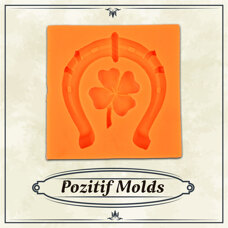 Silicone Mold Pozitif - Horseshoe And Clover