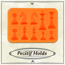 Silicone Mold Pozitif - Chess Figures
