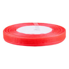 Decoration Materials - Decorative Tape Organza - Tulip Red