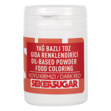 Colours and Flavours - Oil Based Powder Color SekerSugar - Dark Red - 25 g