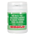 Oil Based Powder Color SekerSugar - Green - 25 g