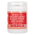 Oil Based Powder Color SekerSugar - Red - 25 g