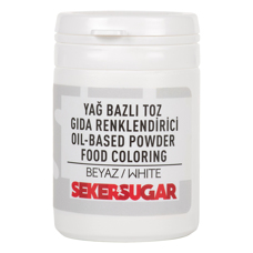 Oil Based Powder Color SekerSugar - White - 25 g