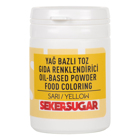 Oil Based Powder Color SekerSugar - Yellow - 25 g