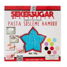 Фондани и марципани - Захарно тесто SekerSugar - синьо 1 кг