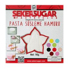 Fondants & Mazipans - Sugar Dough SekerSugar White 1 kg