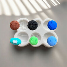 Sports Balls Silicone Mold – 6 Designs