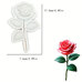 Silicone Mold – Rose with Leaves