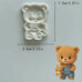 Silicone Mold Shapemart – Bear with Toy