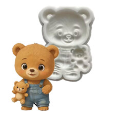Silicone Mold Shapemart – Bear with Toy
