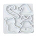Silicone Mold Shapemart – Christmas Hat, Candy Cane, Stocking & Bell