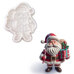 Silicone Mold Shapemart – Santa Claus with Gift & Candy Cane