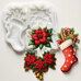 Silicone Mold Shapemart – Christmas Stocking & Poinsettia Set