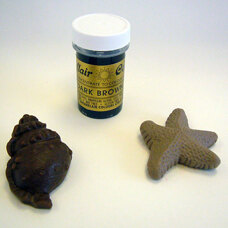 Paste Colour DARK BROWN 25g